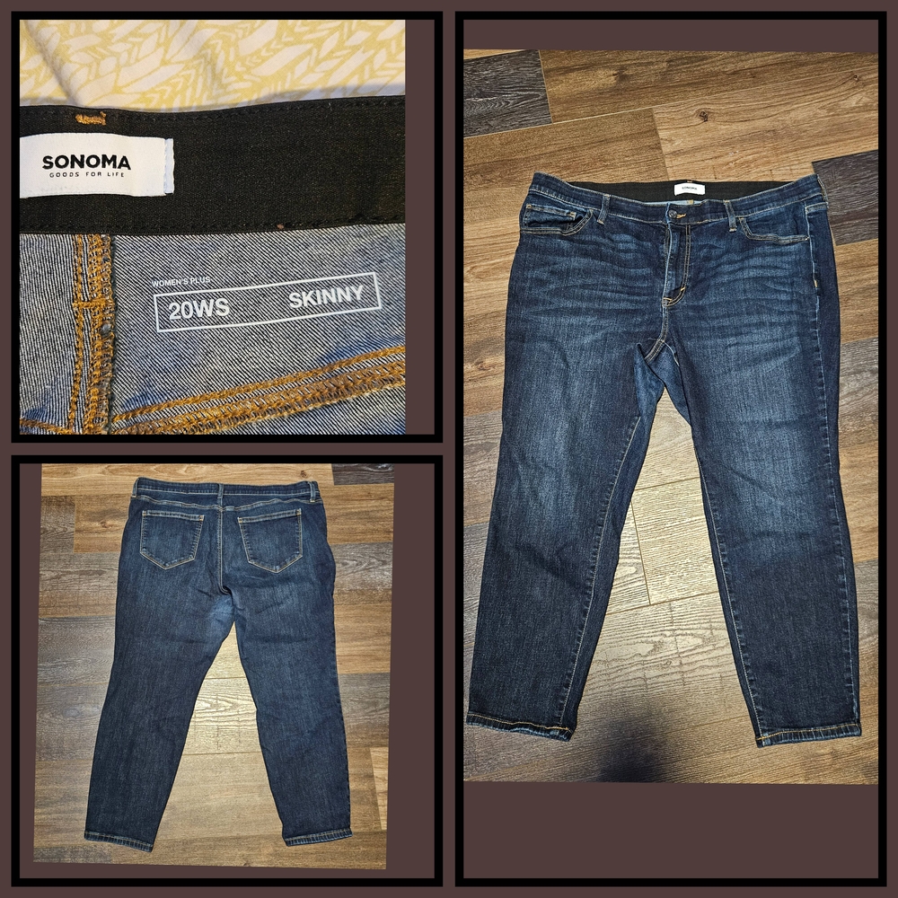 Sonoma Women's Dark Blue Skinny Jeans